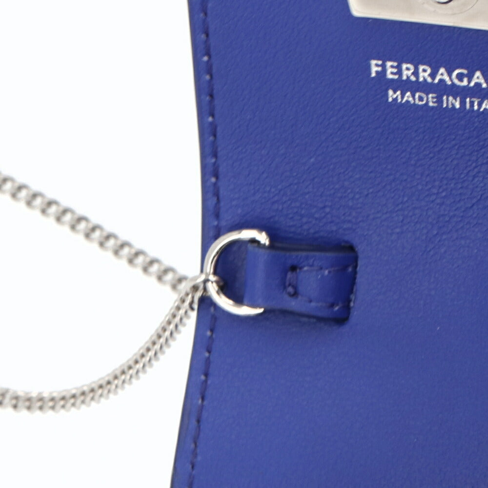 FERRAGAMO ブルー AirpodsProケース 220486 0765932