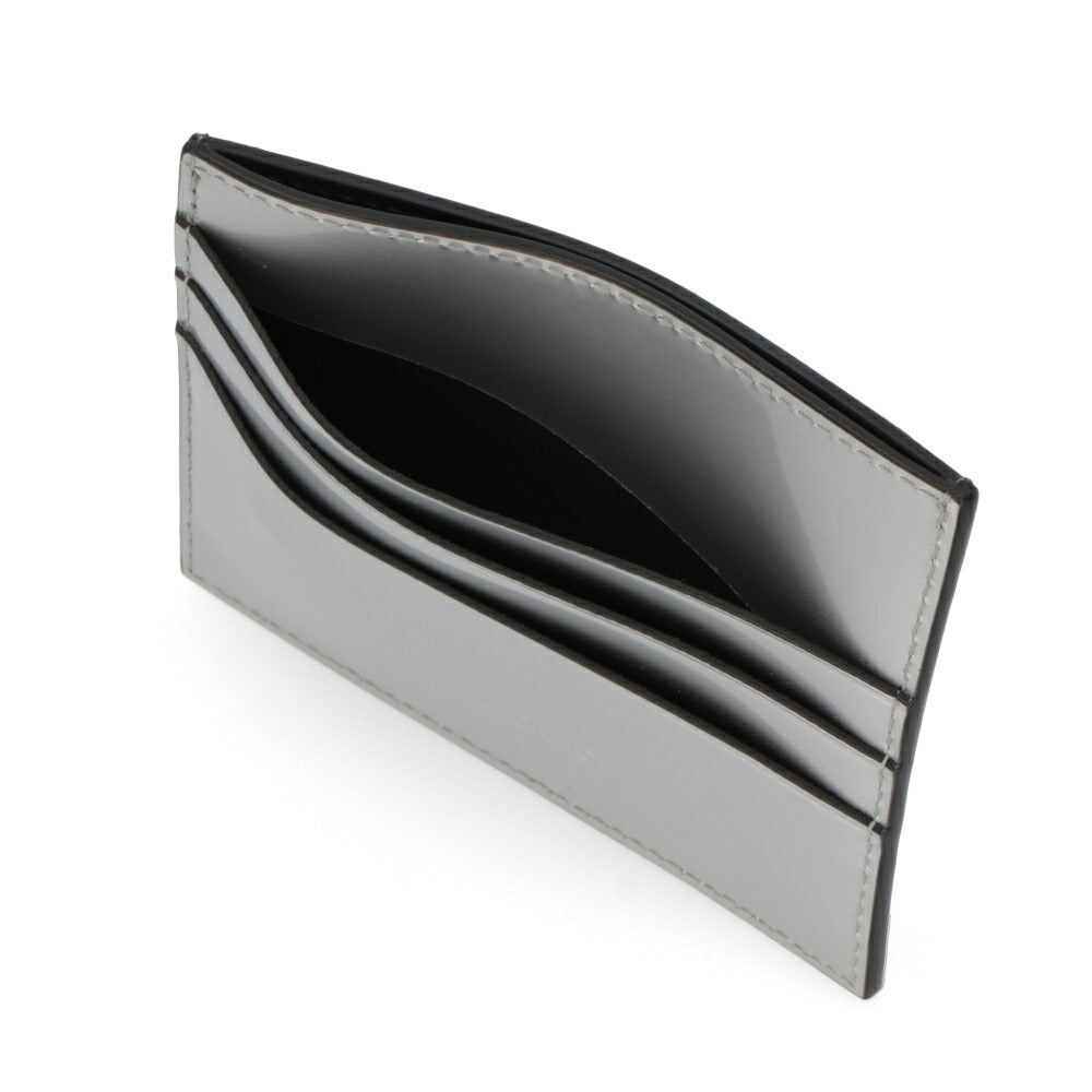 FERRAGAMO カードケース シルバー メタリック ロゴ 661204 0764210