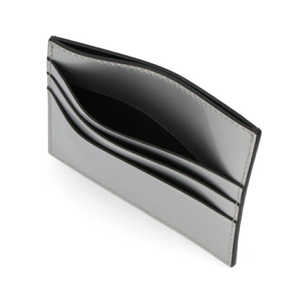 FERRAGAMO カードケース シルバー メタリック ロゴ 661204 0764210