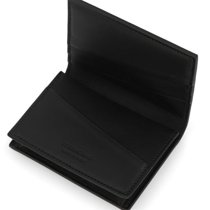 FERRAGAMO カードケース シルバー ロゴ 661211 0764218