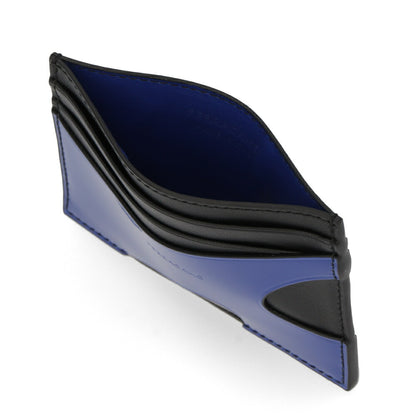 FERRAGAMO カードケース ブルー ロゴ 661261 0764229