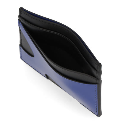 FERRAGAMO カードケース ブルー ロゴ 661261 0764229