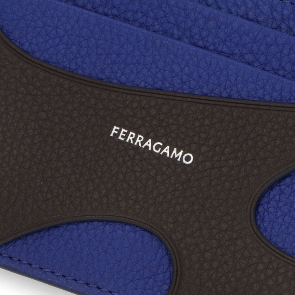 FERRAGAMO カードケース ブラック ロゴ 661261 0770117