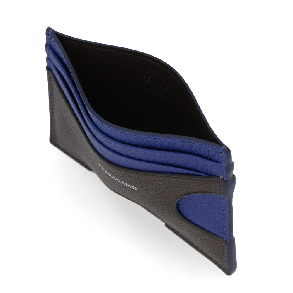 FERRAGAMO カードケース ブラック ロゴ 661261 0770117