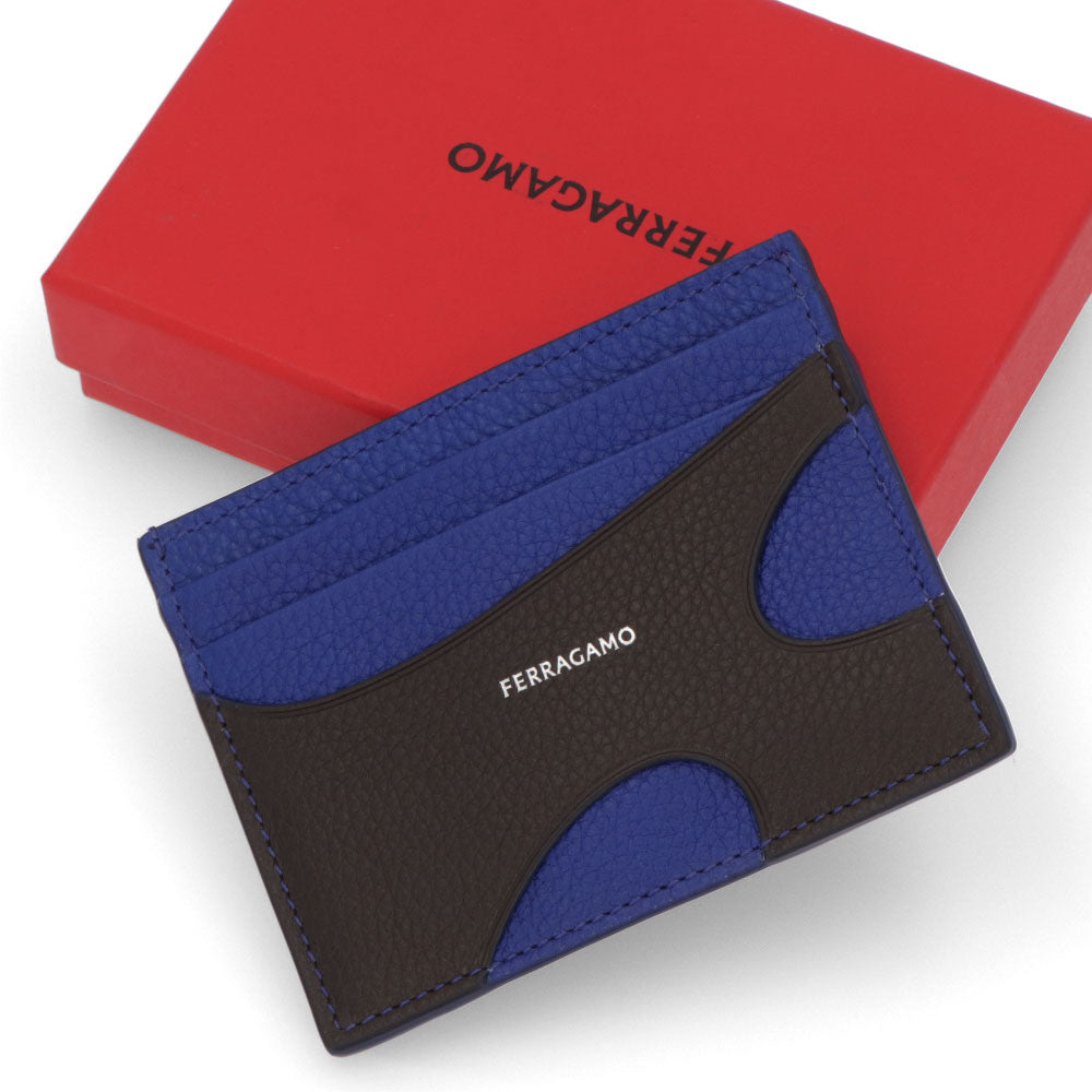 FERRAGAMO カードケース ブラック ロゴ 661261 0770117