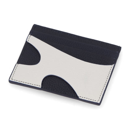 FERRAGAMO カードケース ホワイト×ブラック ロゴ 661261 0770119