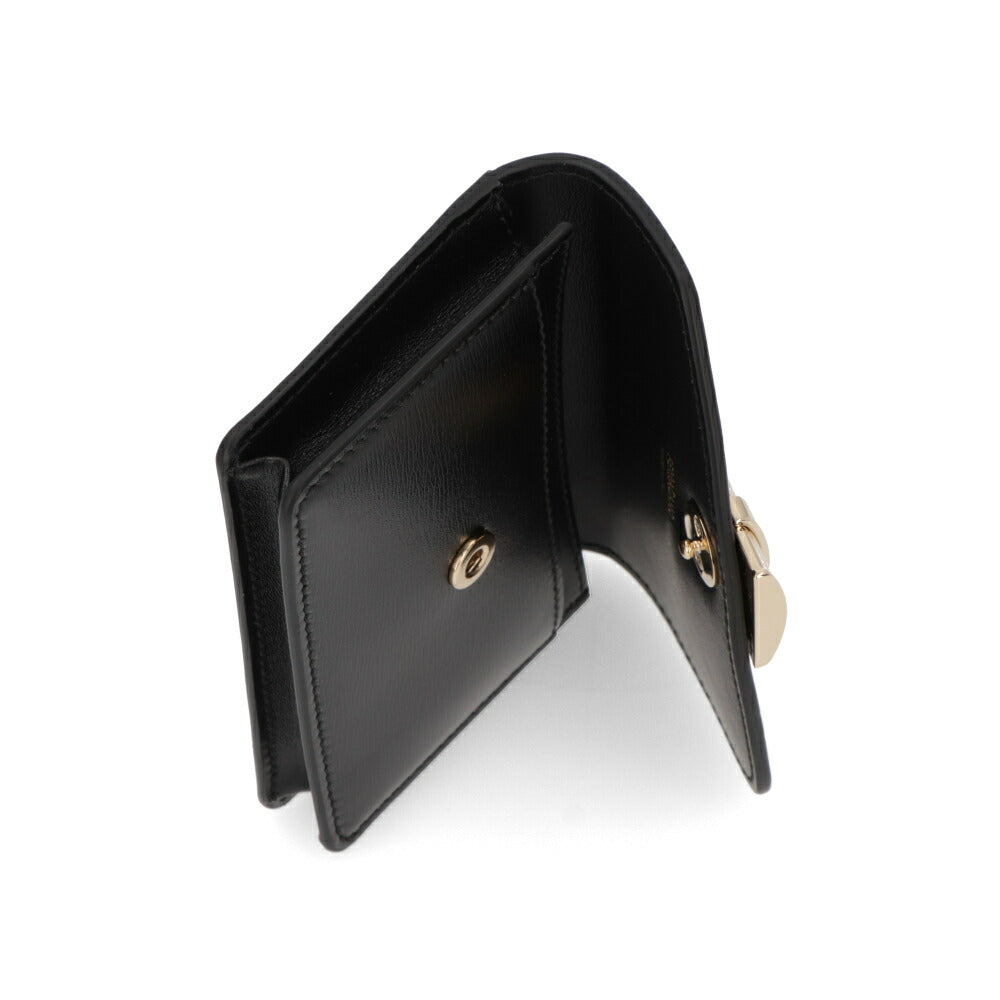 FERRAGAMO カードケース ブラック FIAMMA フィアンマ 名刺入れ 220680 775209