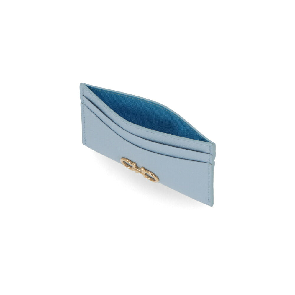 FERRAGAMO カードケース ライトブルー 名刺入れ カードホルダー 220007 774990