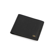 FERRAGAMO 二つ折り財布 ブラック 折りたたみ財布 小銭入れなし 661457 775650