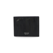 FERRAGAMO フェラガモ メンズ 財布 二つ折り財布 ネイビー系 カーフレザー ミニ財布 小銭入れなし 661360 770138