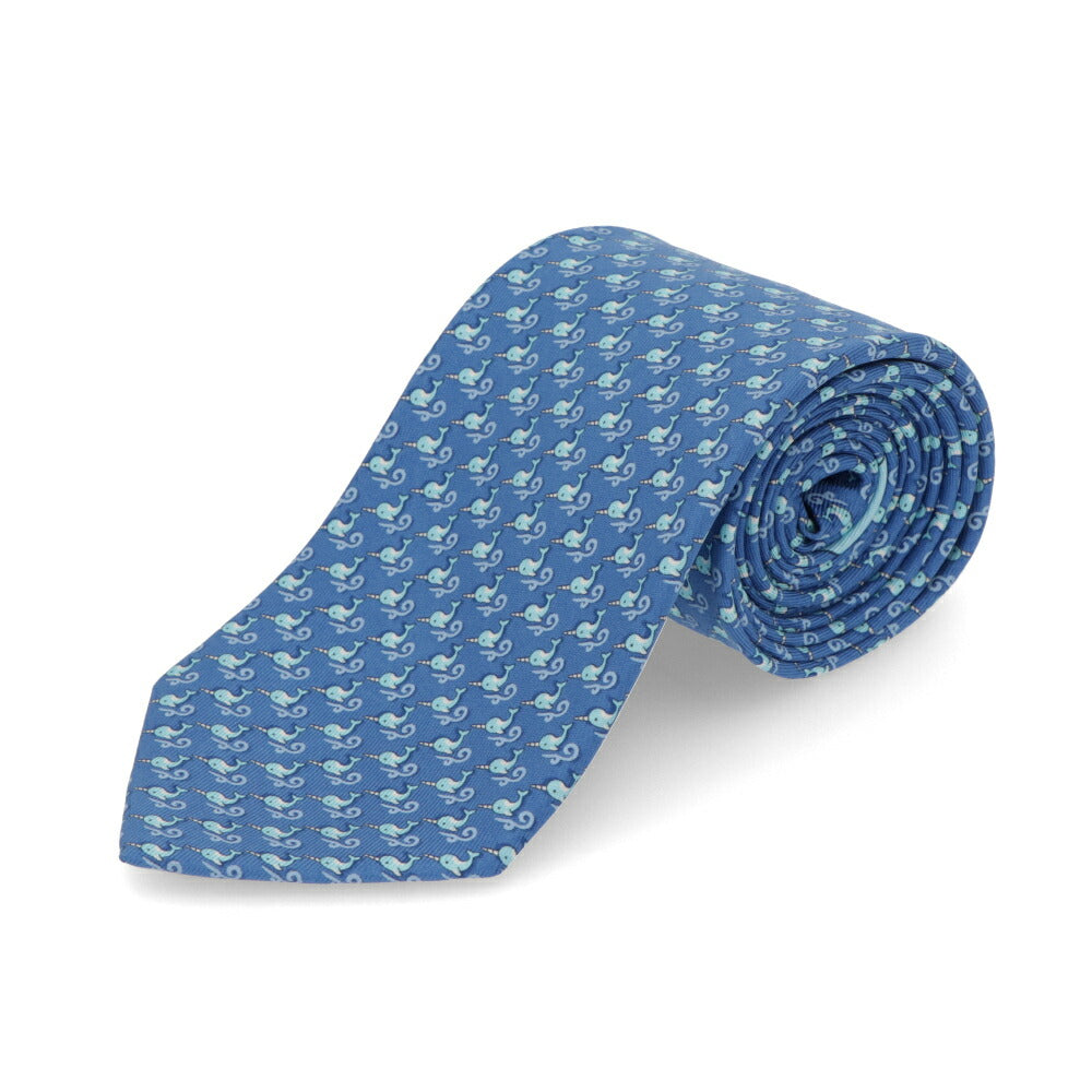 FERRAGAMO ネクタイ TIE ブルー 柄