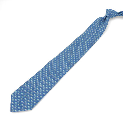 FERRAGAMO ネクタイ TIE ブルー 柄