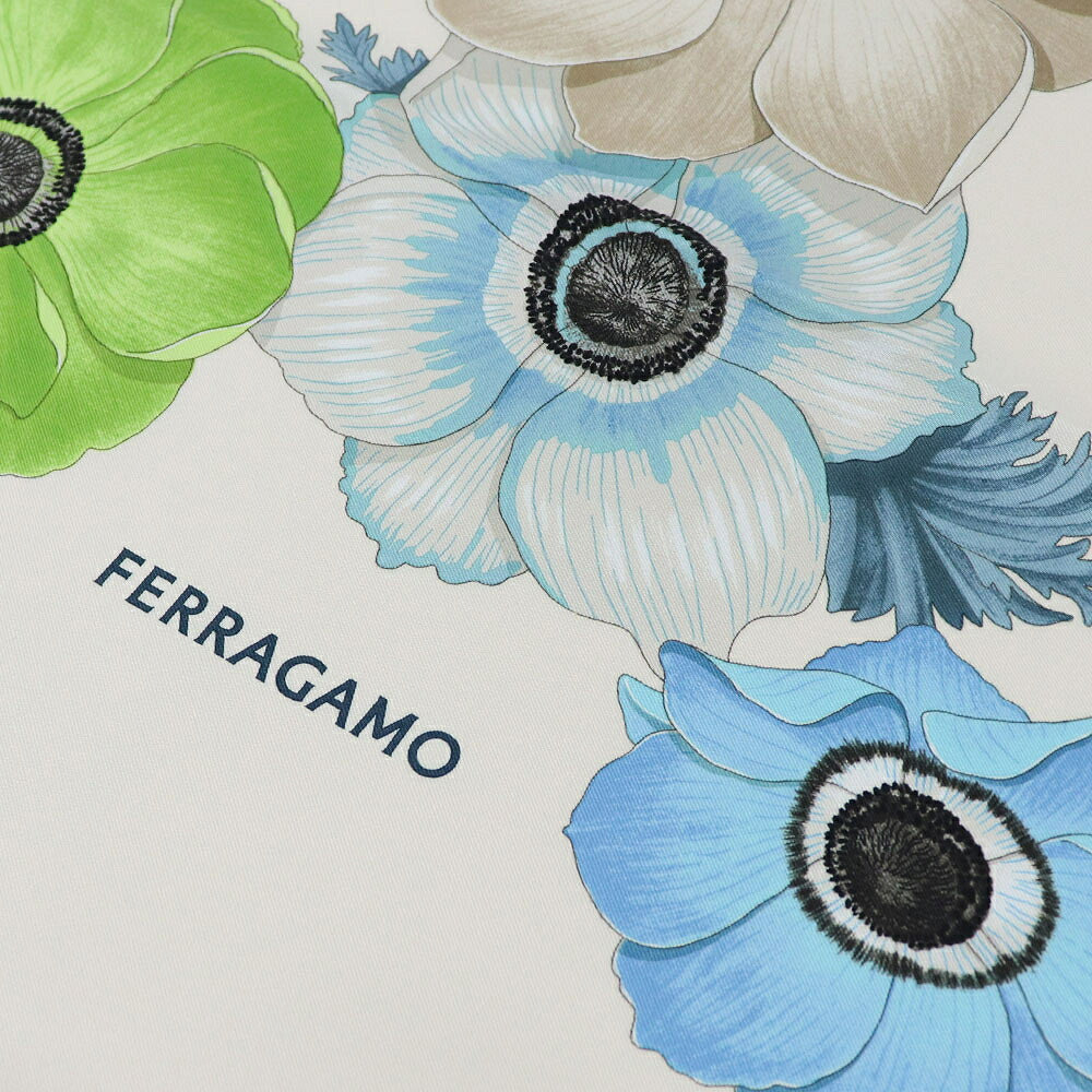 FERRAGAMO フェラガモ レディース マフラー・ストール・スカーフ スカーフ ベージュ系 シルク 大判スカーフ 310175 775434