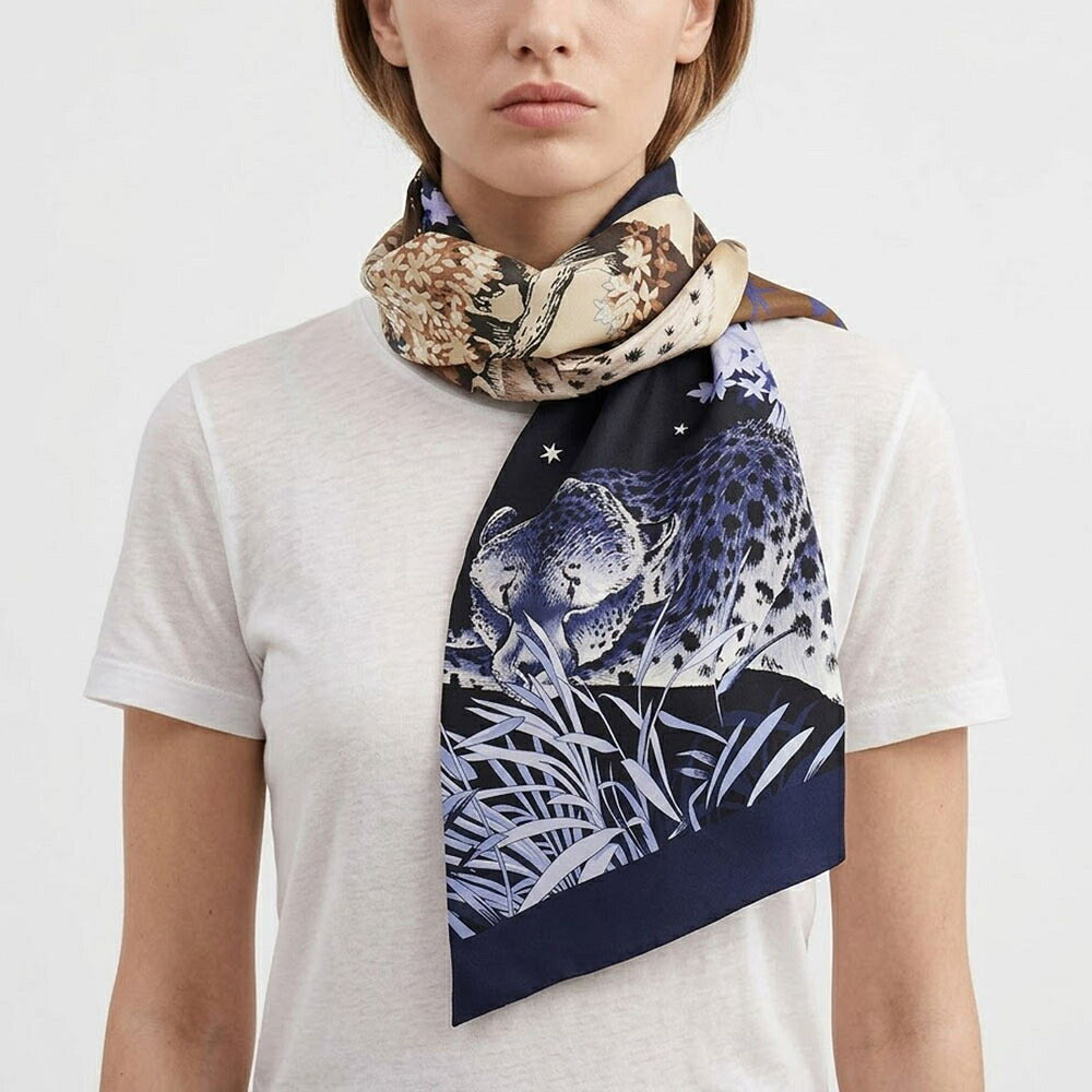 FERRAGAMO フェラガモ レディース マフラー・ストール・スカーフ スカーフ ネイビー系 シルク ツイリー 320913 775499