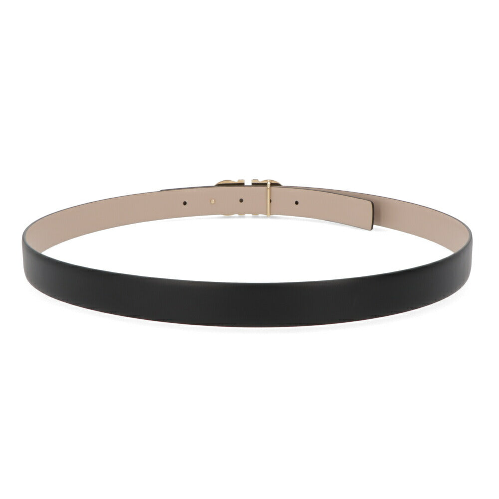 FERRAGAMO ベルト Reversible Gancini Belt NERO ロゴ ガンチーニ 230205 754954