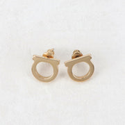 FERRAGAMO フェラガモ レディース アクセサリー ピアス・イヤリング ゴールド 真鍮 ガンチーニ スタッドピアス ピアス 760119 696429