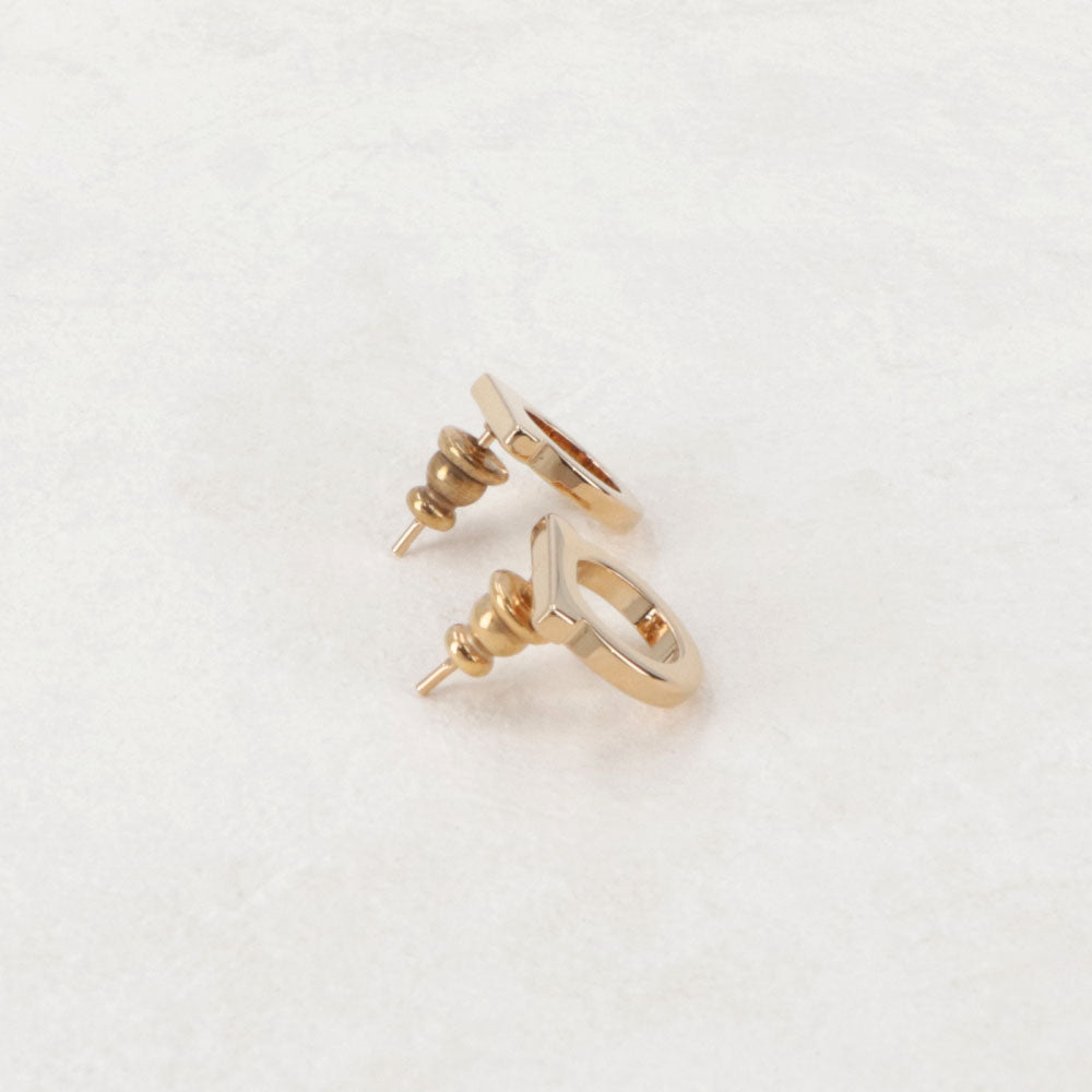 FERRAGAMO フェラガモ レディース アクセサリー ピアス・イヤリング ゴールド 真鍮 ガンチーニ スタッドピアス ピアス 760119 696429