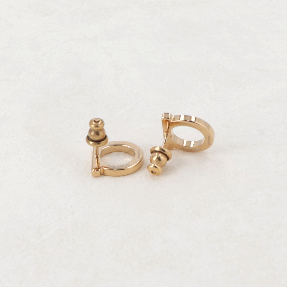 FERRAGAMO フェラガモ レディース アクセサリー ピアス・イヤリング ゴールド 真鍮 ガンチーニ スタッドピアス ピアス 760119 696429