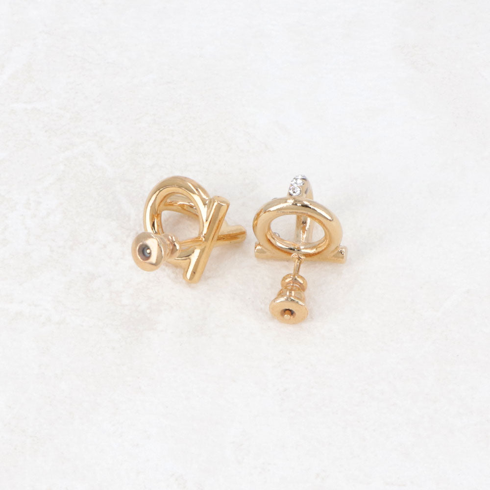 FERRAGAMO フェラガモ レディース アクセサリー ピアス・イヤリング ゴールド 真鍮 クリスタル ガンチーニ ラインストーン ピアス 760417 736294