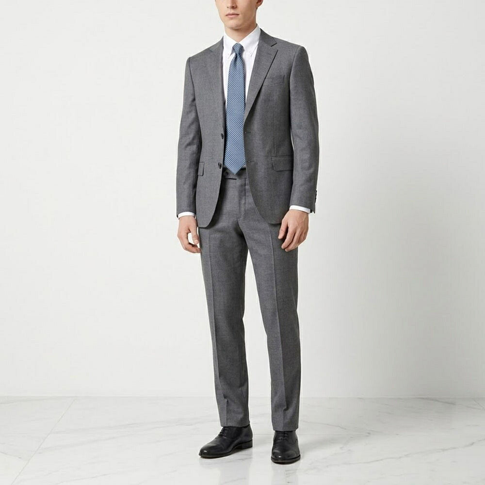 FERRAGAMO フェラガモ メンズ ネクタイ ブルー系 シルク ロゴ 総柄 ガンチーニ 幾何学 シンプル エレガント 35 TIE