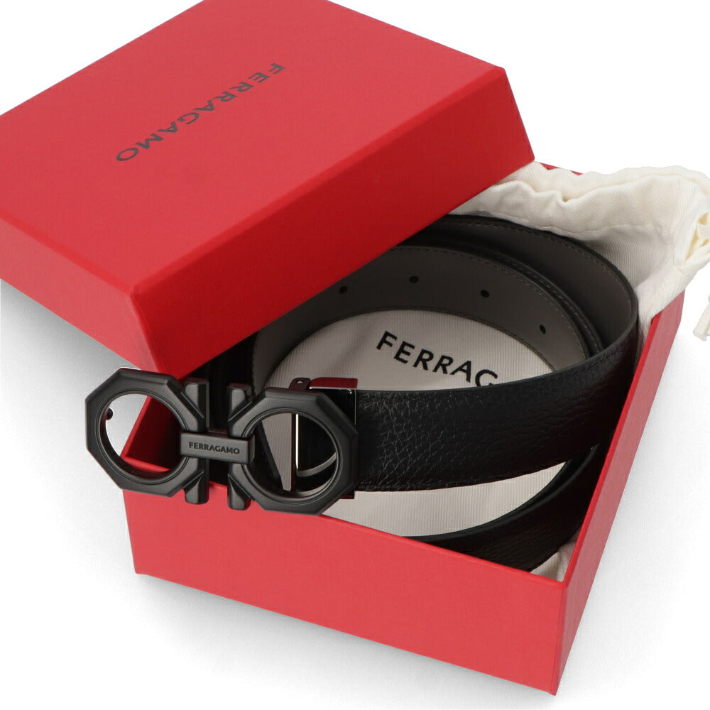 FERRAGAMO フェラガモ メンズ 雑貨 ベルト リバーシブルガンチーニ