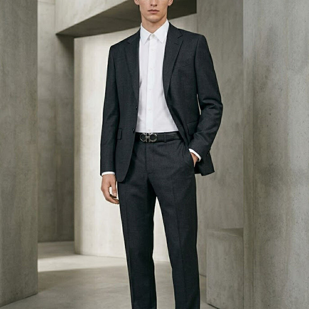 FERRAGAMO フェラガモ メンズ 雑貨 ベルト リバーシブルガンチーニベルト ブラック ダブル・ガンチーニ 67A161 725421