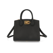 FERRAGAMO フェラガモ レディース バッグ ハンドバッグ ブラック レザー ショルダーバッグ 2way 211424 750036
