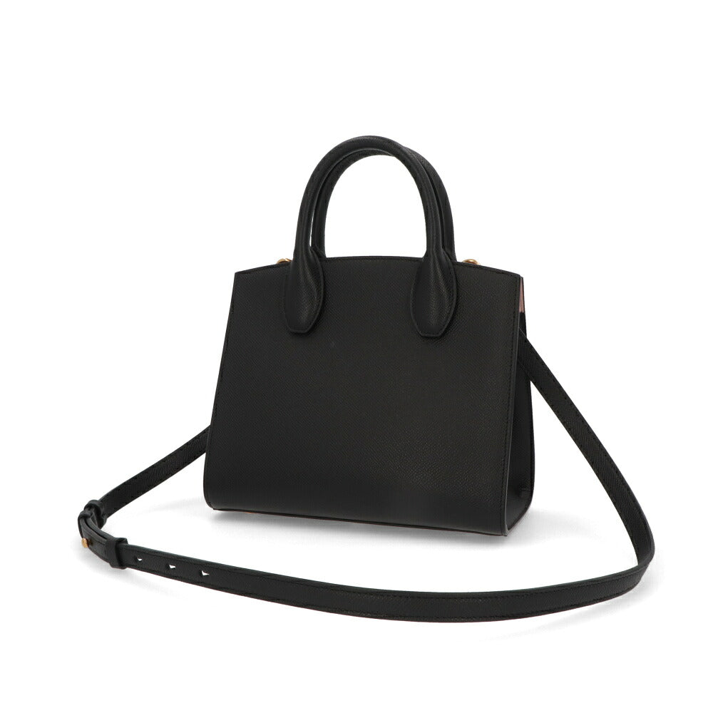 FERRAGAMO フェラガモ レディース バッグ ハンドバッグ ブラック レザー ショルダーバッグ 2way 211424 750036