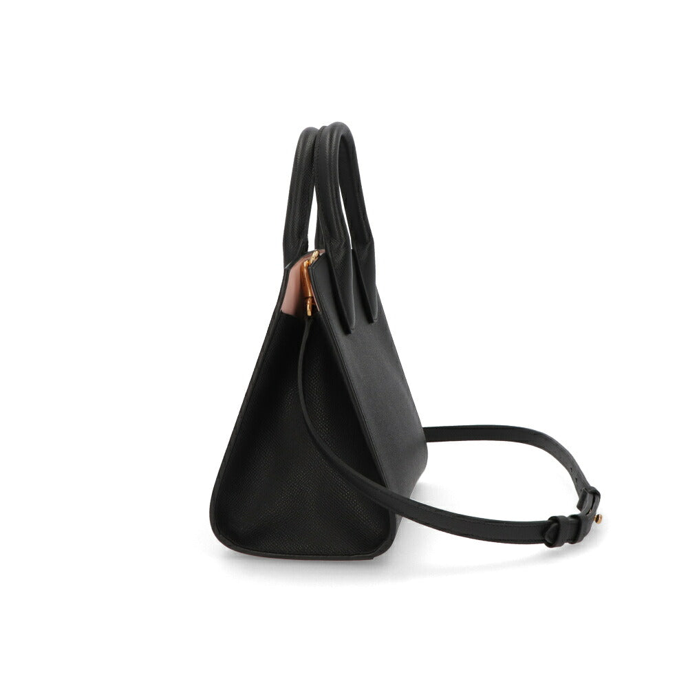 FERRAGAMO フェラガモ レディース バッグ ハンドバッグ ブラック レザー ショルダーバッグ 2way 211424 750036
