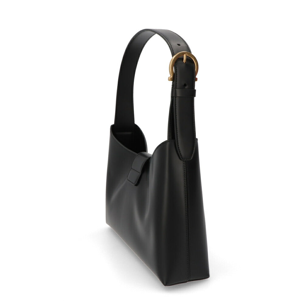FERRAGAMO ハンドバッグ TRIFOLIO SHOULDER BAG ブラック 210926 0745035