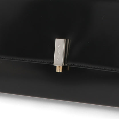 FERRAGAMO ハンドバッグ プリズマ ミディアム ジオメトリック ブラック 213451 0760573