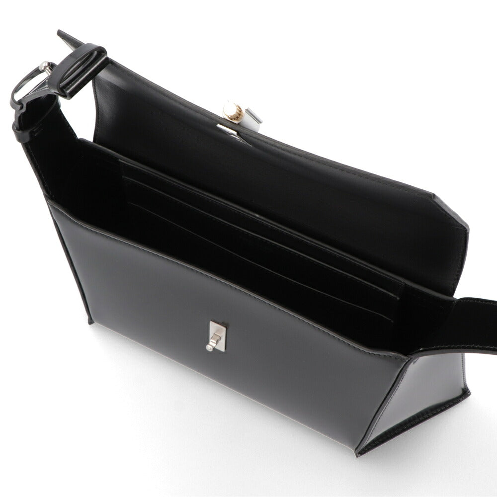 FERRAGAMO ハンドバッグ プリズマ ミディアム ジオメトリック ブラック 213451 0760573