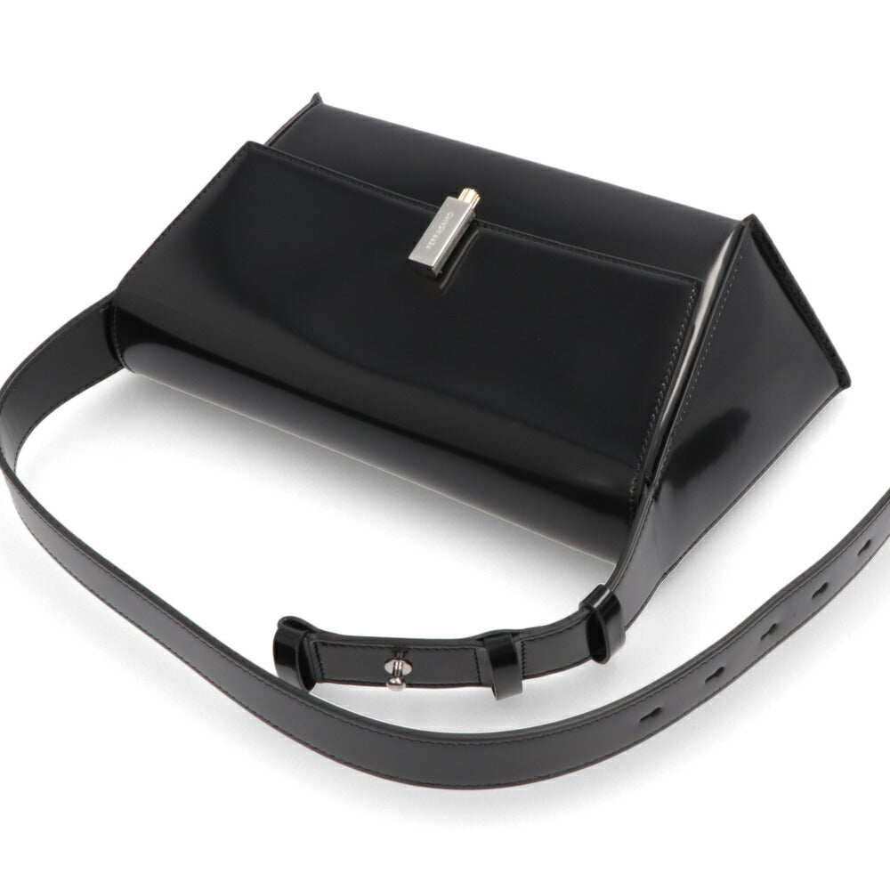 FERRAGAMO ハンドバッグ プリズマ ミディアム ジオメトリック ブラック 213451 0760573