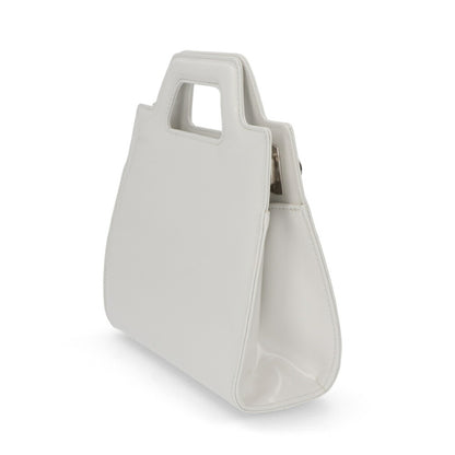 FERRAGAMO ショルダーWANDA ホワイト レザー ワンダ ゴールド金具