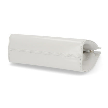 FERRAGAMO ショルダーWANDA ホワイト レザー ワンダ ゴールド金具