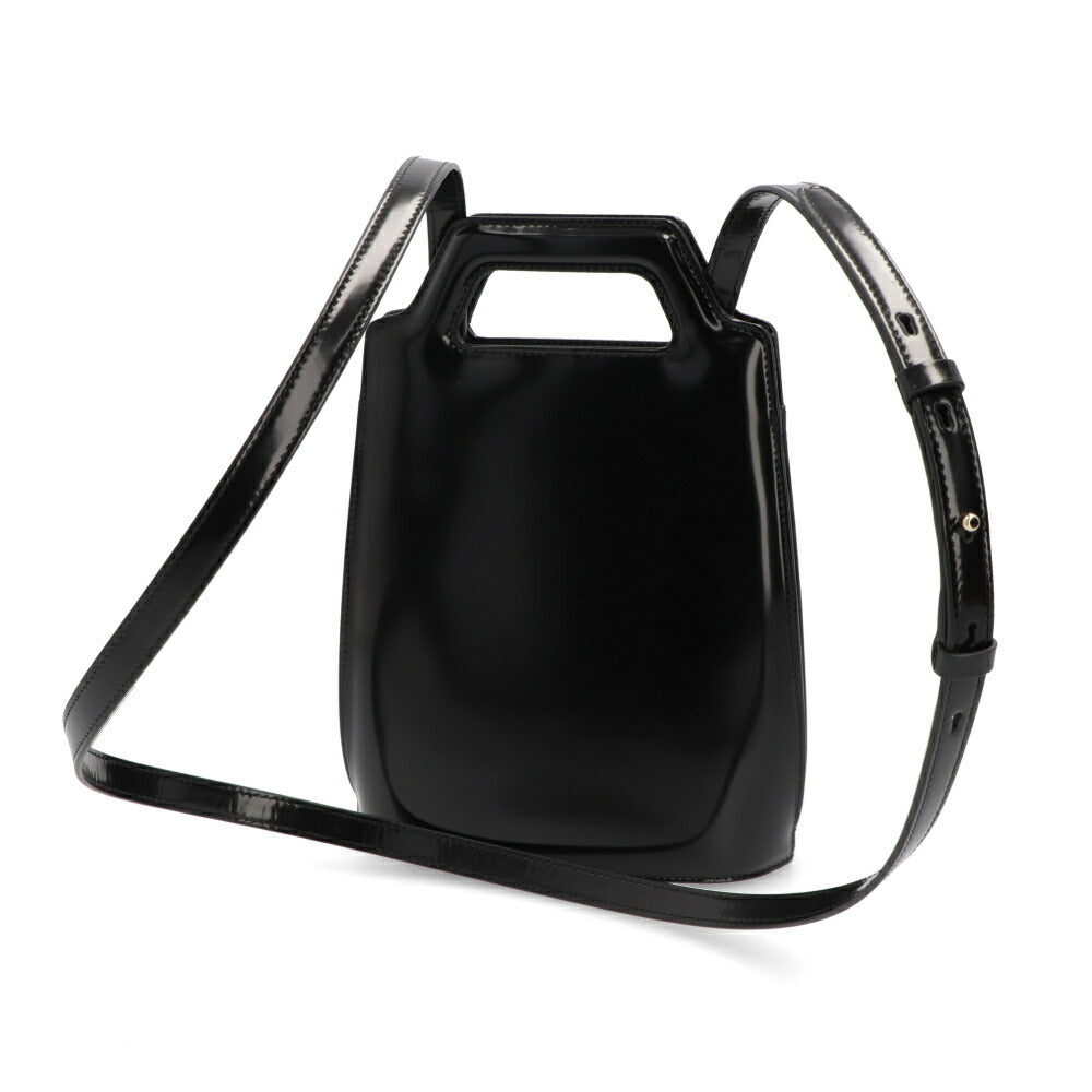 FERRAGAMO ハンドバッグ WANDA ブラック ワンダ ショルダーバッグ 2WAY 213494 0762502