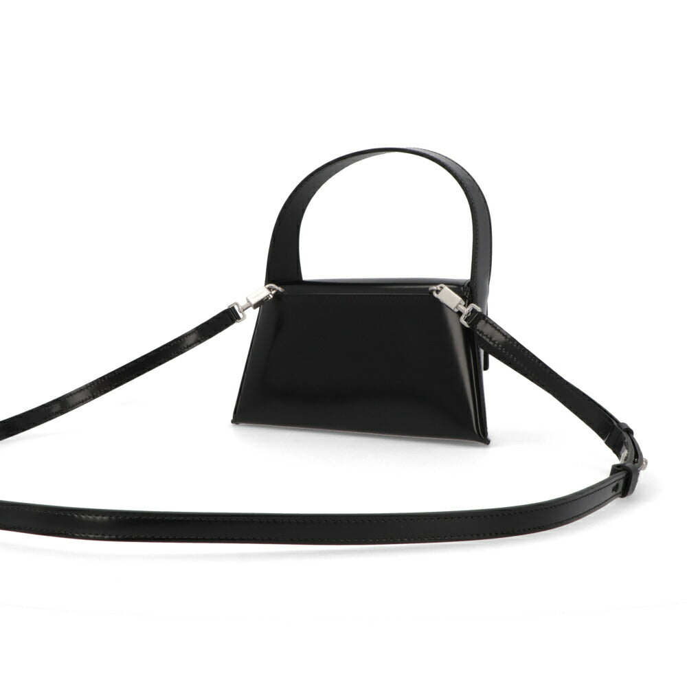 FERRAGAMO ショルダーバッグ Geometric Shoulder bag Small ブラック 213971 0762804