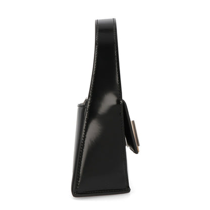 FERRAGAMO ショルダーバッグ Geometric Shoulder bag Small ブラック 213971 0762804