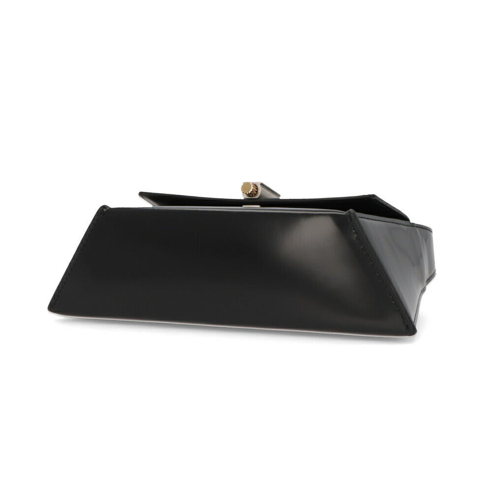 【ミー】ことりのおおきなあそびば FERRAGAMO ショルダーバッグ Geometric Shoulder bag Small ブラック