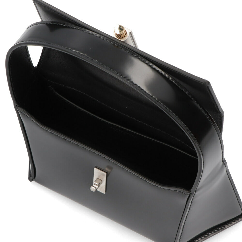 FERRAGAMO ショルダーバッグ Geometric Shoulder bag Small ブラック 213971 0762804