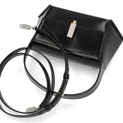 FERRAGAMO ショルダーバッグ Geometric Shoulder bag Small ブラック 213971 0762804