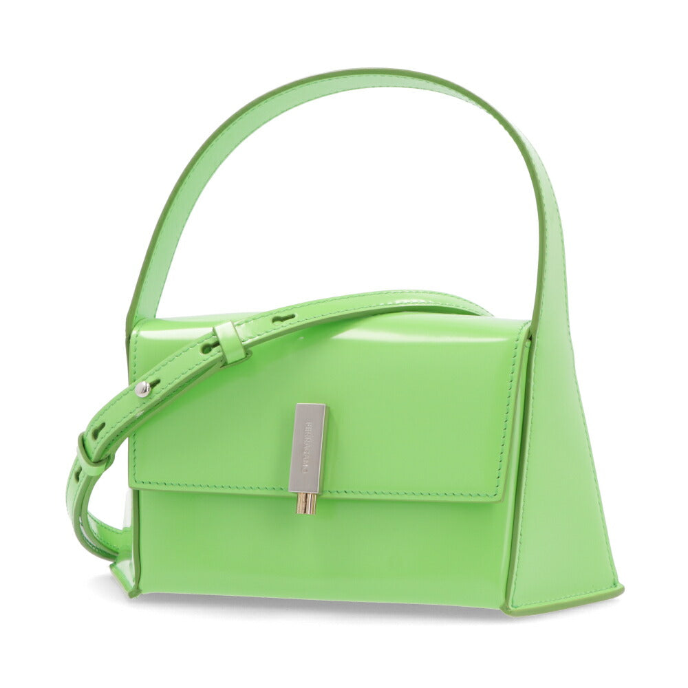 FERRAGAMO ショルダーバッグ Geometric Shoulder bag Small ライトグリーン 213971 0762805