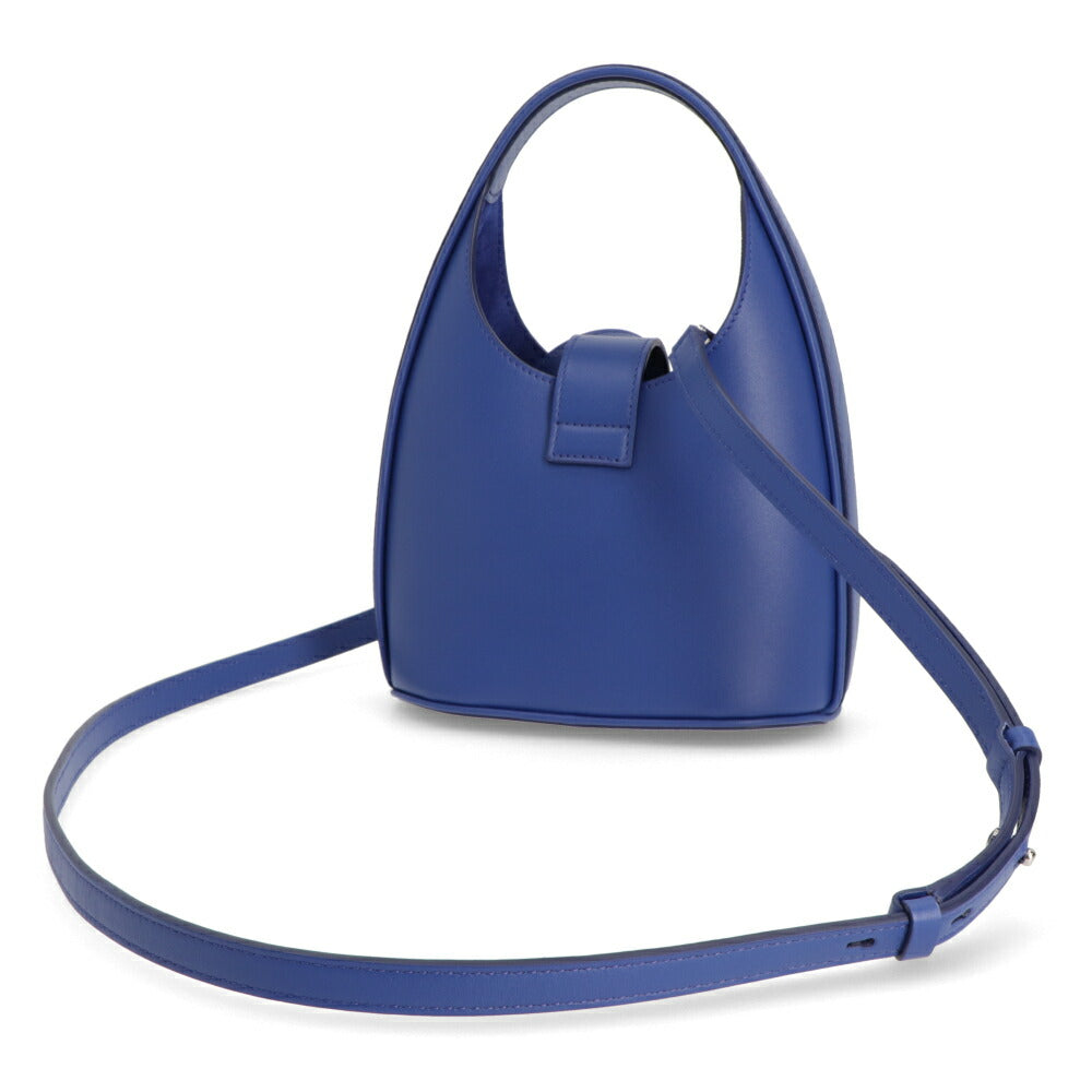 FERRAGAMO ショルダーバッグ  ブルー カーフレザー ハンドバッグ 213978 0764455