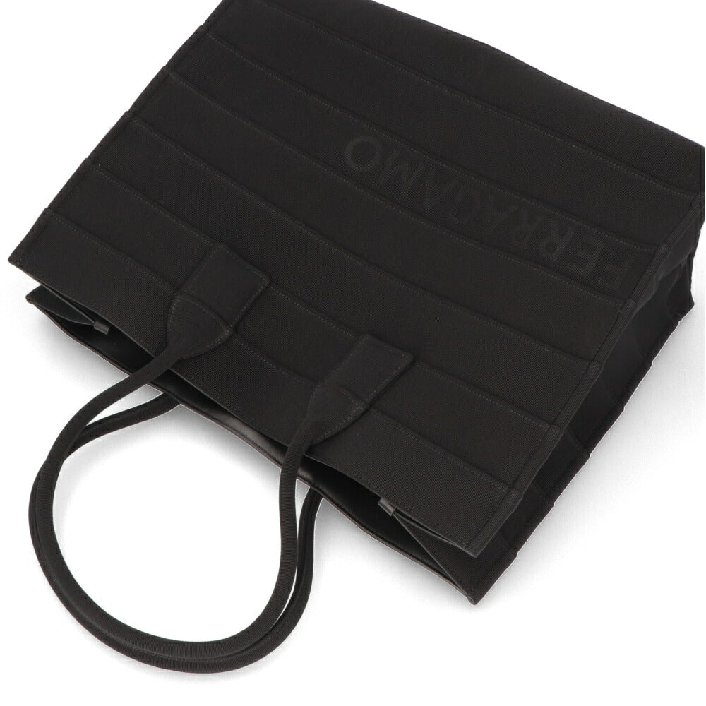 FERRAGAMO トートバッグ ブラック ラージサイズ 213985 0765607