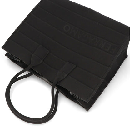 FERRAGAMO トートバッグ ブラック ラージサイズ 213985 0765607