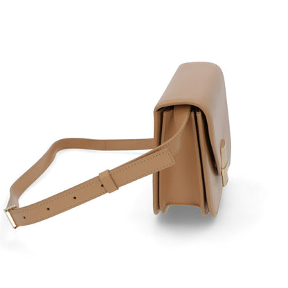 FERRAGAMO ショルダーバッグ ベージュ クロスボディバッグ レザー 215971 0769388