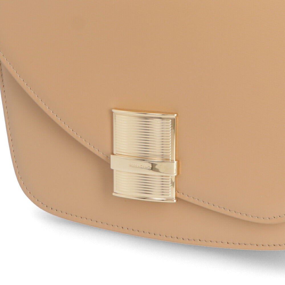 FERRAGAMO ショルダーバッグ ベージュ クロスボディバッグ レザー 215971 0769388