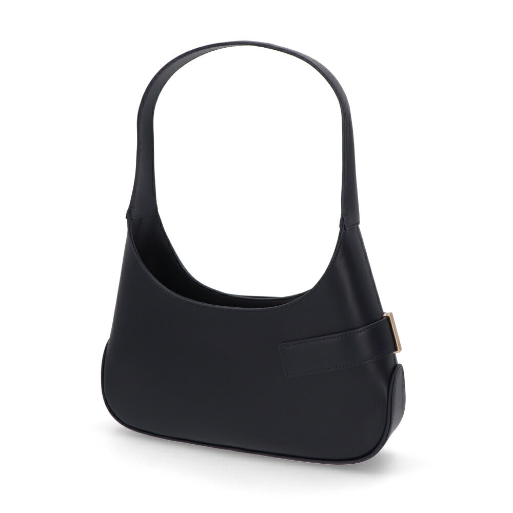 FERRAGAMO ショルダーバッグ ネイビー レザー 216295 0768598