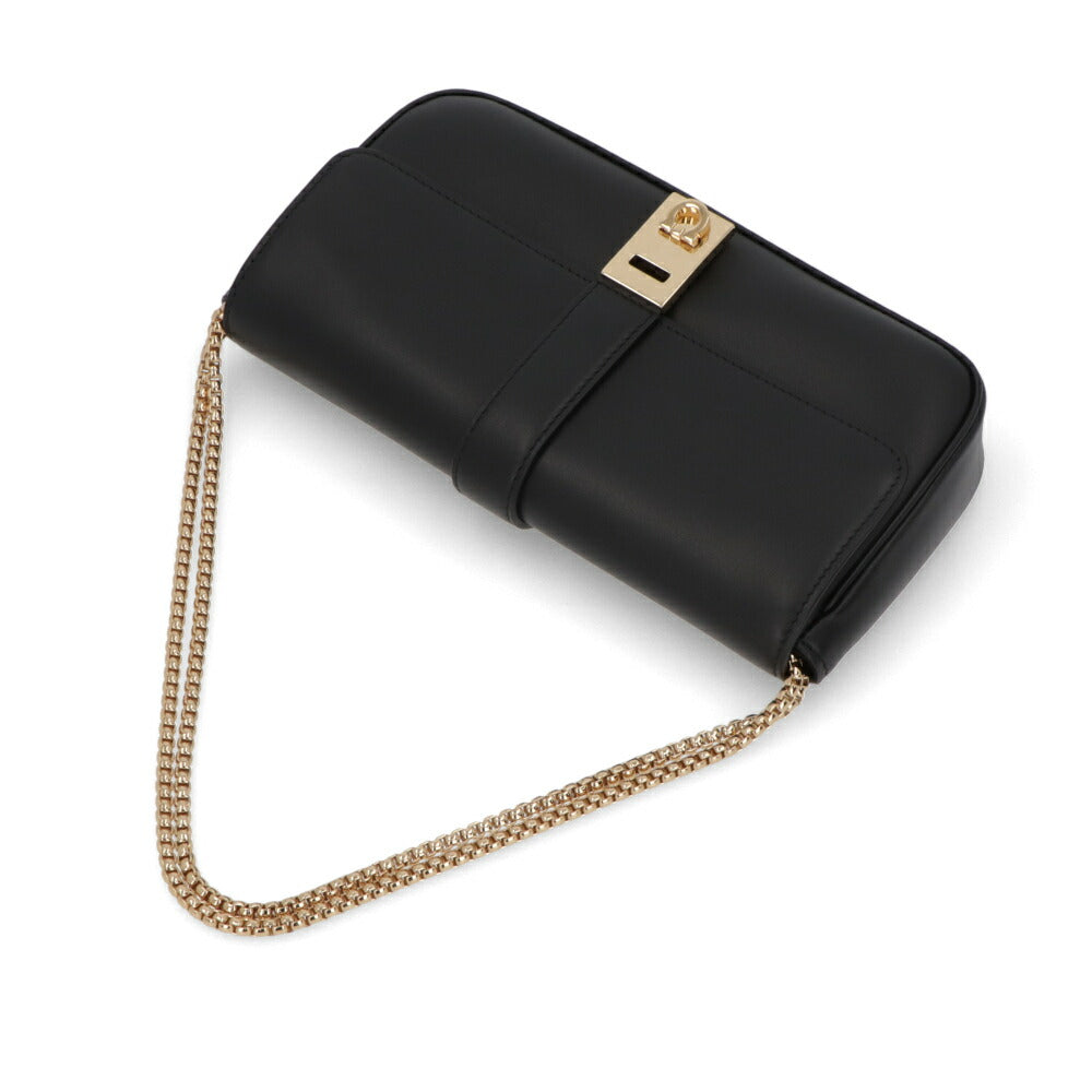 FERRAGAMO ショルダーバッグ  ブラック チェーンバッグ クラッチバッグ 218340 769779