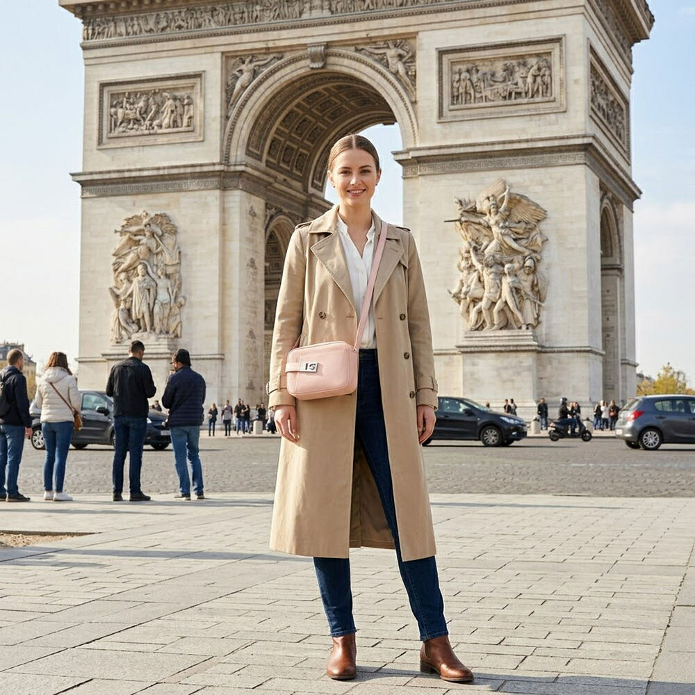 FERRAGAMO フェラガモ  ショルダーバッグ ピンク カメラバッグ ミニバッグ クロスボディバッグ 216292 769549